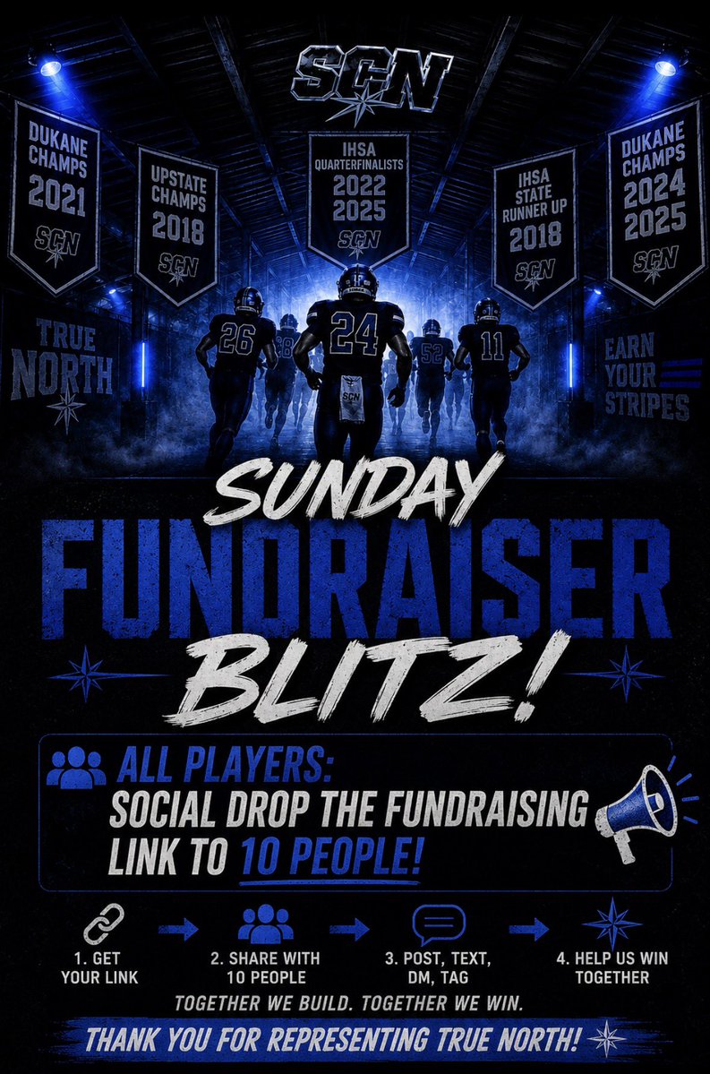 robertpomazak's tweet photo. Calling all @SCNFBOFFICIAL supporters alum and friends ! Our program needs you! We are running our only fundraiser of the year and need your help. Please consider making a donation. Sponsorship opportunities available as well! Help us reach our goal. 100% of all proceeds go back to r kids ! @scn4th_Phase