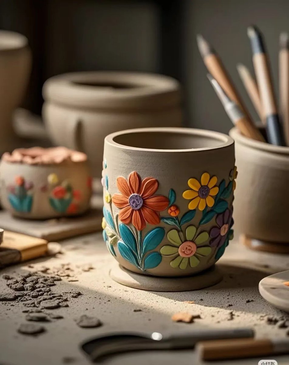 belu_2209's tweet photo. Turn an old mason jar into a cute pencil holder with just some paint and twine—upcycling made easy! https://t.co/qt0ozO19iR