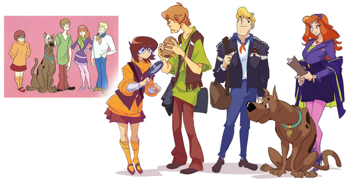 StevenEckelkamp's tweet photo. Just for fun, redesigning the original crew in my style. Give me your honest opinion! c: https://t.co/H76p0VPjB9