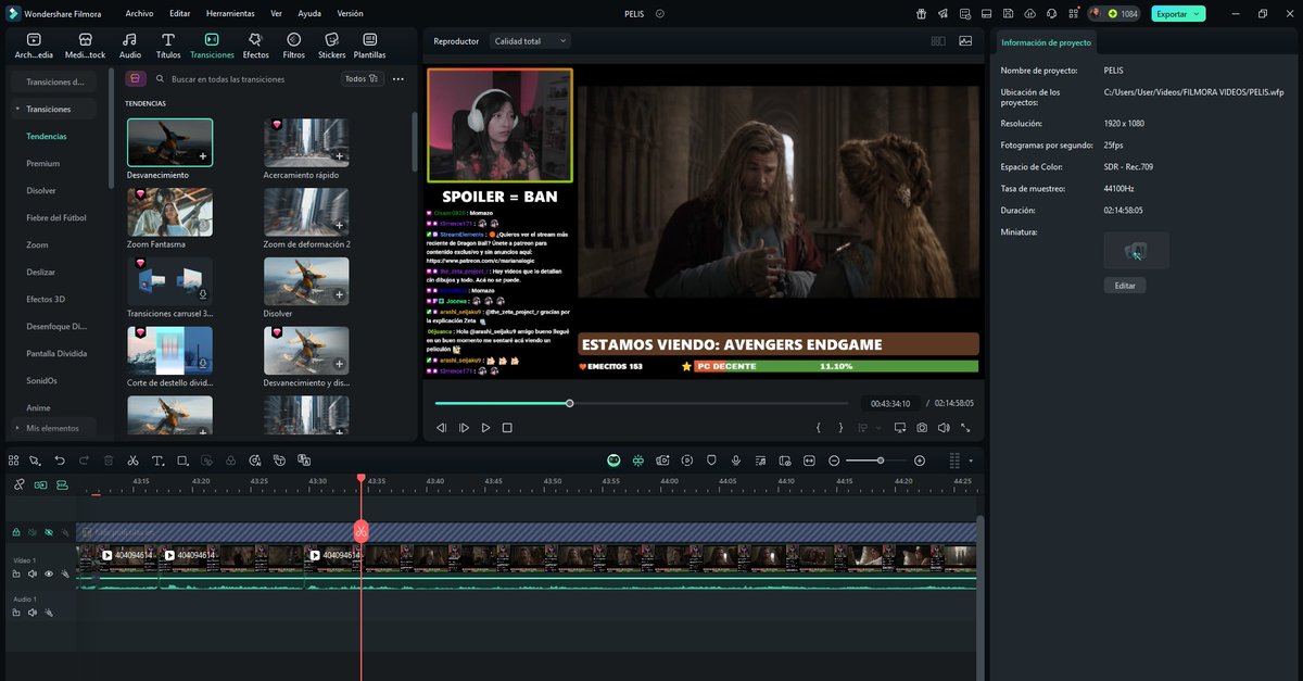 marianalogic's tweet photo. Ando editando Endgame, con feeeeee https://t.co/q3O5iHf9CK