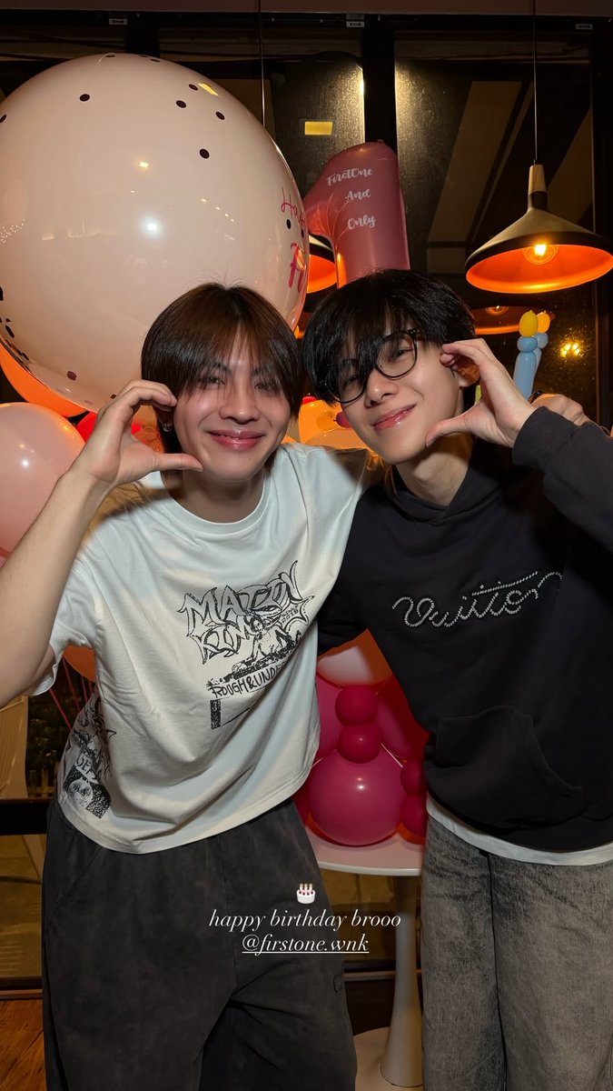 ohmkrit_family's tweet photo. happy birthday brooo 🎂

🤳🏻 IG Story : ohmkrit 
🗓️ : 02.08.2026

˚‧⁺ #ohmkrit , @ohmkrit 🐈‍⬛ ‧₊ https://t.co/MlRHMu3Qae