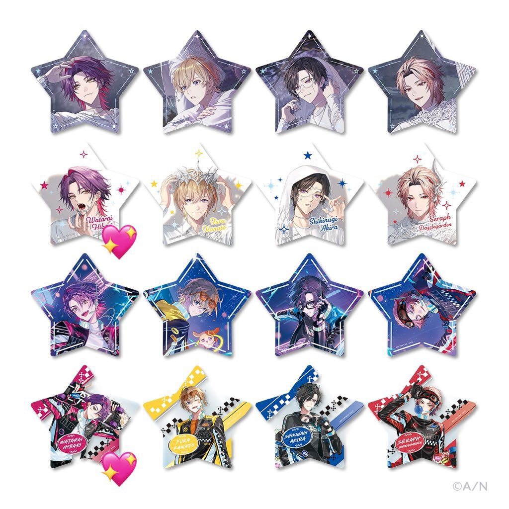 ramm_183's tweet photo. 【交換】
にじさんじ VOLTACTIONヴォルタ 4th Anniversary 4周年 ランダムグリッター缶バッジ 星型カード 特典
譲：1.2枚目
求：3.4枚目💖、アニメイト特典IDカードの方

❤️青背景缶バもう一点所持しております。

✩縮めての方優先
✩郵送のみ📮
検索からでもお気軽にお声掛けください( ᴗ͈ ᴗ͈) https://t.co/1IdNCgs19w