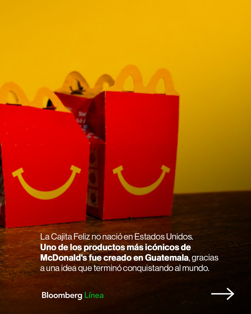 BloombergLinea_'s tweet photo. La Cajita Feliz nació en Guatemala. 

La idea fue creada por la empresaria Yolanda Fernández de Cofiño y terminó convirtiéndose en uno de los productos más icónicos de McDonald’s en todo el mundo.

Conoce más: https://t.co/d6v6XNRDbk

📷: Cortesía/Unsplash https://t.co/Fy3UJkfUQc