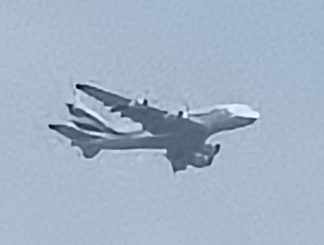 CPanpiper's tweet photo. Not usual aircraft seem above Watford
Looks like Antanov 124 heavy transport https://t.co/4qYrEY4TPD