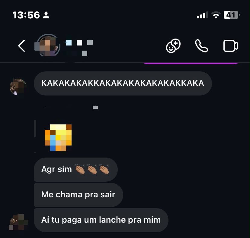 KainaTiago's tweet photo. @florzhi_007 @TheusHmk @Gil_Diferentona Sim,eu sou homem. e sim eu recebo convites para sair, eu não disse que as pessoas tem que aceitar a sair qualquer hora e qualquer coisa, eu disse que a pessoa tem que ser muito fudida pra achar RUIM um pedido para sair, eu não disse que ela tem que aceitar 👌 https://t.co/HGxZr87zD0