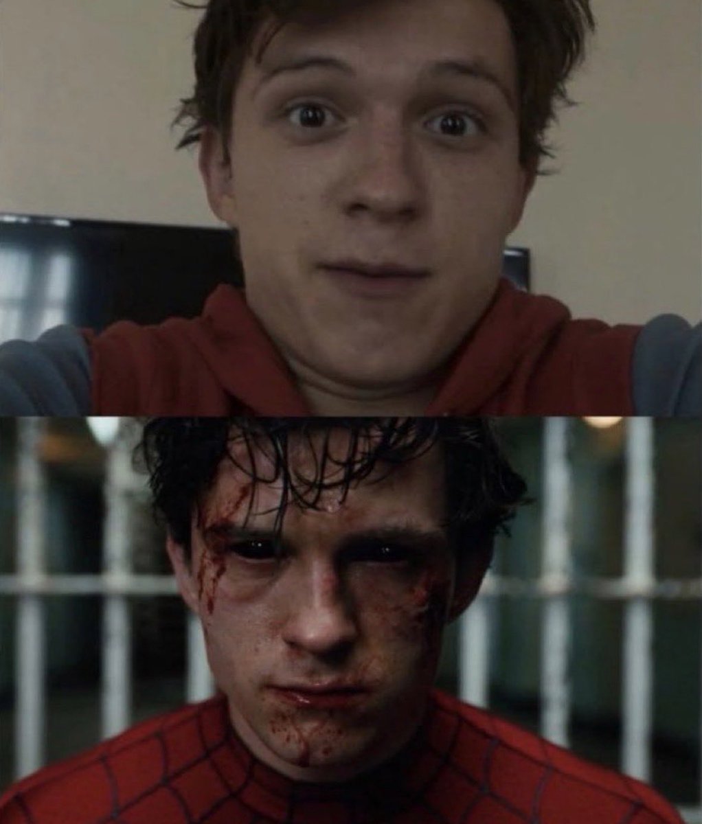 Anipixsedy's tweet photo. i think ive seen this film before… 
#spiderman #jjk https://t.co/A07jJTfm7f