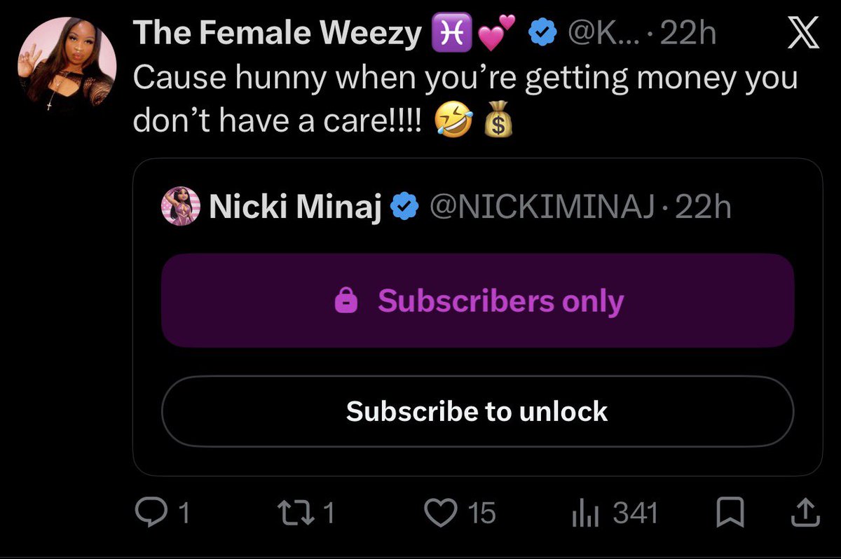 KillDaDJ_'s tweet photo. This is what Nicki’s haters are currently seeing when they go to @NICKIMINAJ and the Barbz pages. 🤣🥴 I know they are pissed!!!! https://t.co/uvsFF2qjTL