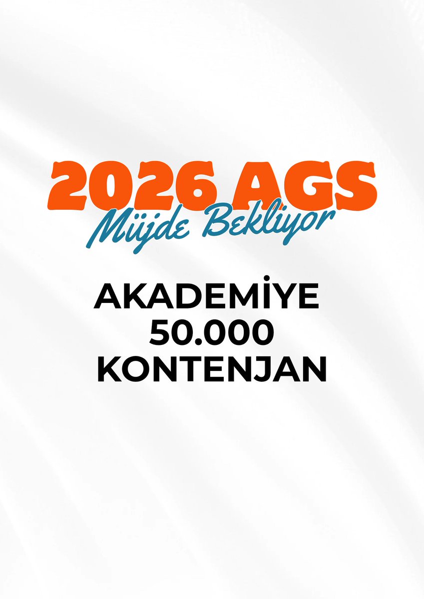 AGSkontenjan's tweet photo. Müjdemizi bekliyoruz. ♥️
@RTErdogan
#AGS50binkontenjan https://t.co/iSYxTgXXsZ