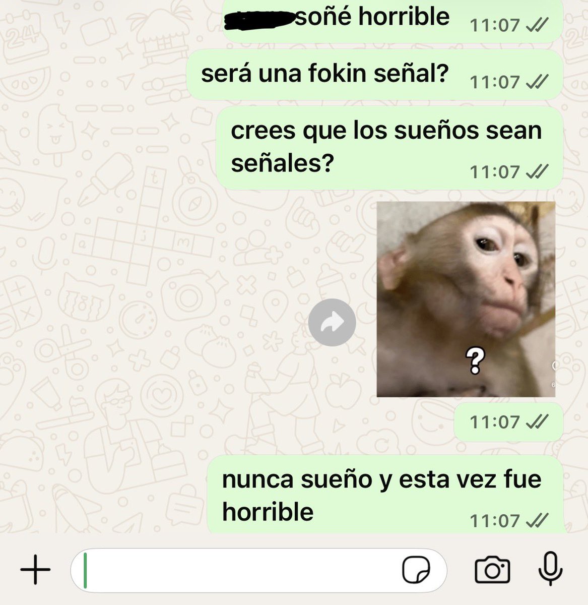 kxrrla's tweet photo. los sueños son señales??? https://t.co/Pb4EajWqqv