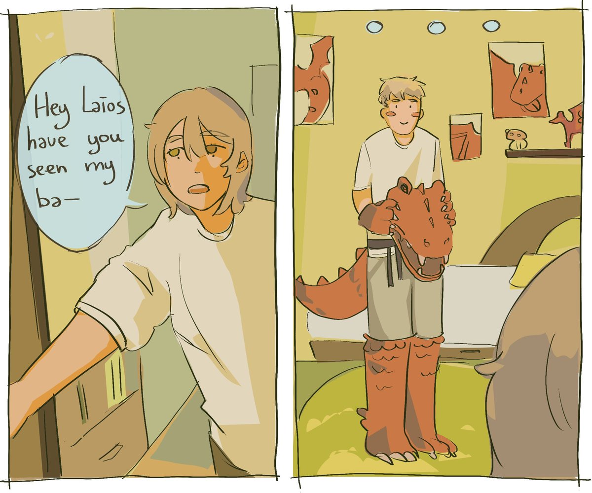 nananna065's tweet photo. Knock before you open the door #dungeonmeshi #dunmeshirestaurantau https://t.co/rdBh4QlpmX