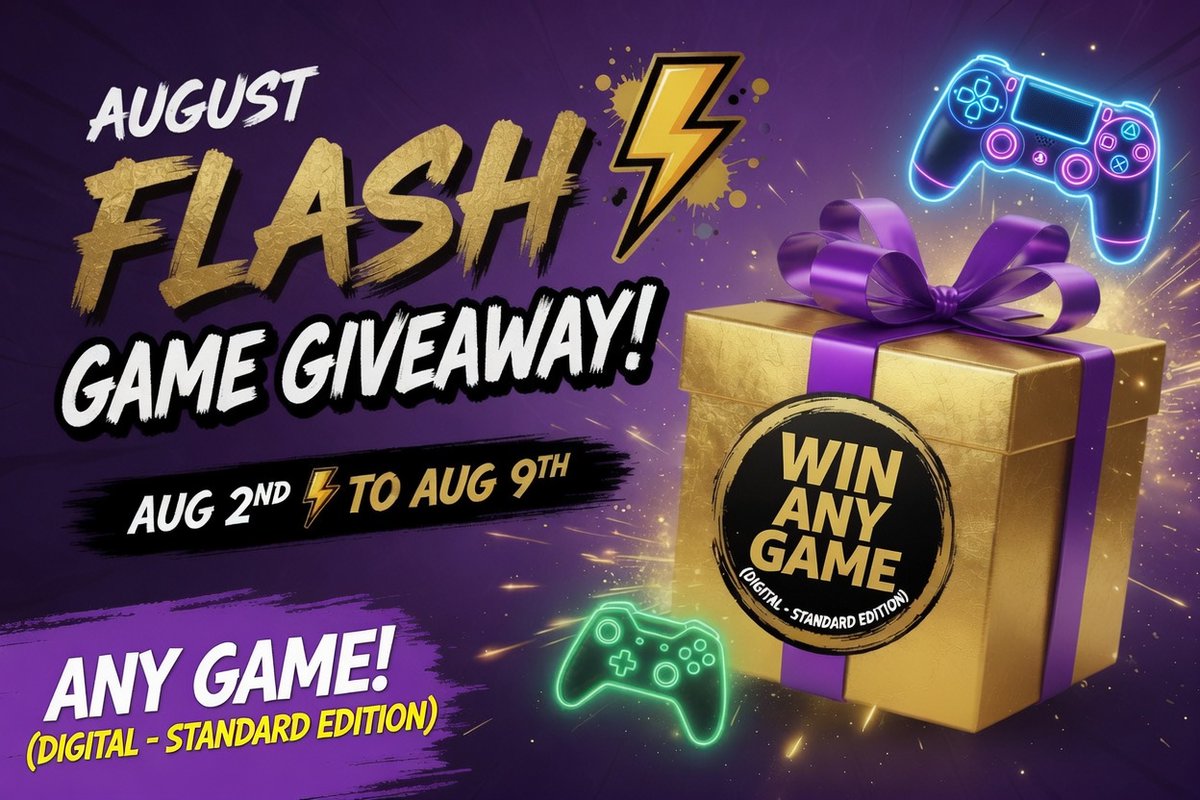 RaveenousHD's tweet photo. Our August Flash Giveaway is LIVE! Want a chance to win ANY Game of YOUR Choosing? Join for FREE by clicking below or in the bio!

Giveaway ends on Aug 9th at Midnight EST &amp; will be announced LIVE on Twitch! Must be 18+ to Enter.

Like + Repost for BONUS ENTRIES! Good luck, all! https://t.co/jAefNLdJ7M