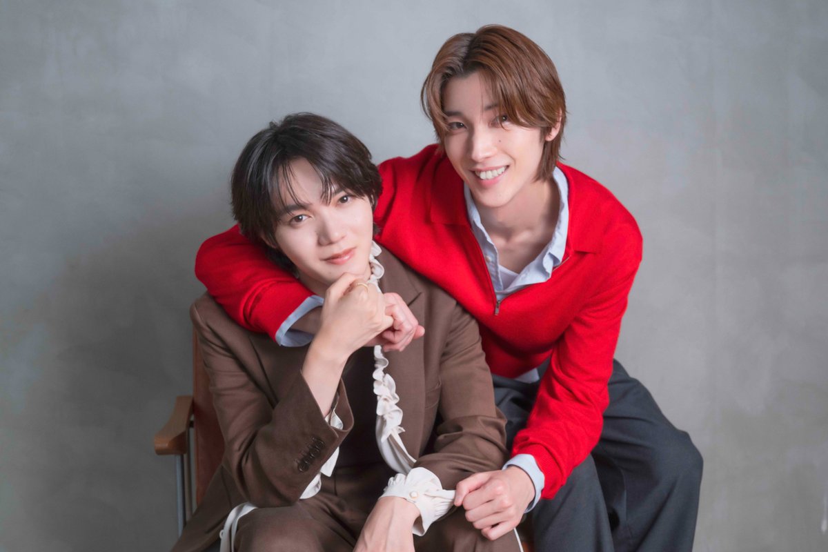 TVGweb's tweet photo. ゲンジブ・小泉光咲×四坂亮翔
「陽キャ集団にいる芹沢は、
俺の前だと様子がおかしい」interview✍️🏻
----

演じる鈴木と芹沢への共感、
意外な役作りの裏側も告白🏫

初共演のほんわかコンビ
お互いの魅力や”焼肉”エピも💭
「光咲くんとは自然体でいられる」

https://t.co/9vHTBDb4zi

#陽キャ集団 https://t.co/ZOq1ufERfb