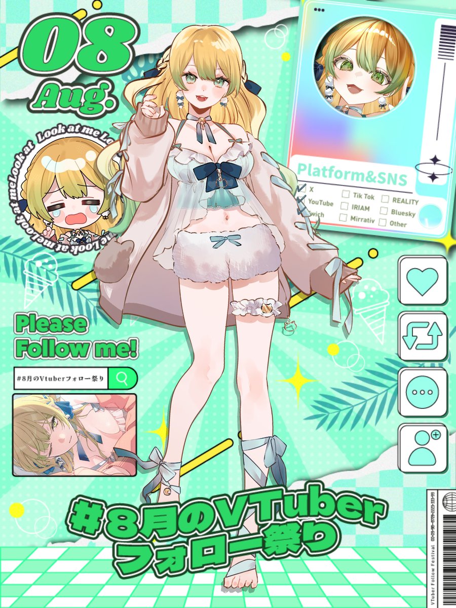 nyaho330's tweet photo. #8月のVTuberフォロー祭り‍  

来世は猫になりたい～～～！
限界アラサーOLの柚月にゃほです🐈

💚リデビューで新しい姿に🐾差分もりもり！
💚落ち着き7割 絶叫3割⚠️
💚不定期きまぐれゲーム配信🎮

💭♻️💚巡回します！！ https://t.co/H027Ttj5LO