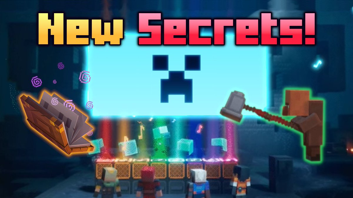 WitherKing001's tweet photo. New video!
So much has been happening with Minecraft Dungeons 2!
From the ARG being solved to new information about the novel, merch, and the name of the Minecraft's Fourth Dimension!
Let's unpack all of it together and take in what we can!
#Minecraft
https://t.co/aPvxyq5sDv https://t.co/eq36PThhE9