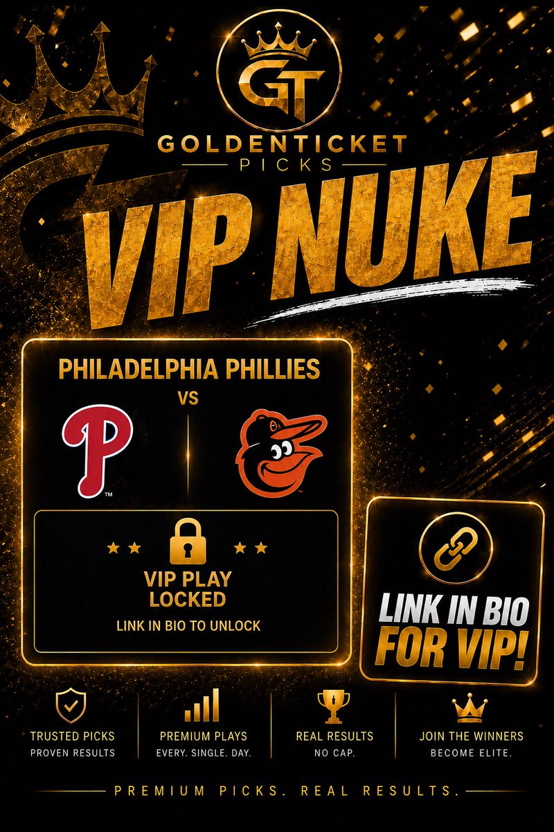 BetGoldenTicket's tweet photo. ☢️VIP NUKE PLAY IS LIVE.                                       Game Starts Soon Dont Miss Out.                         Link In Bio👆 #SportsGambling https://t.co/Ner5O4k7yB