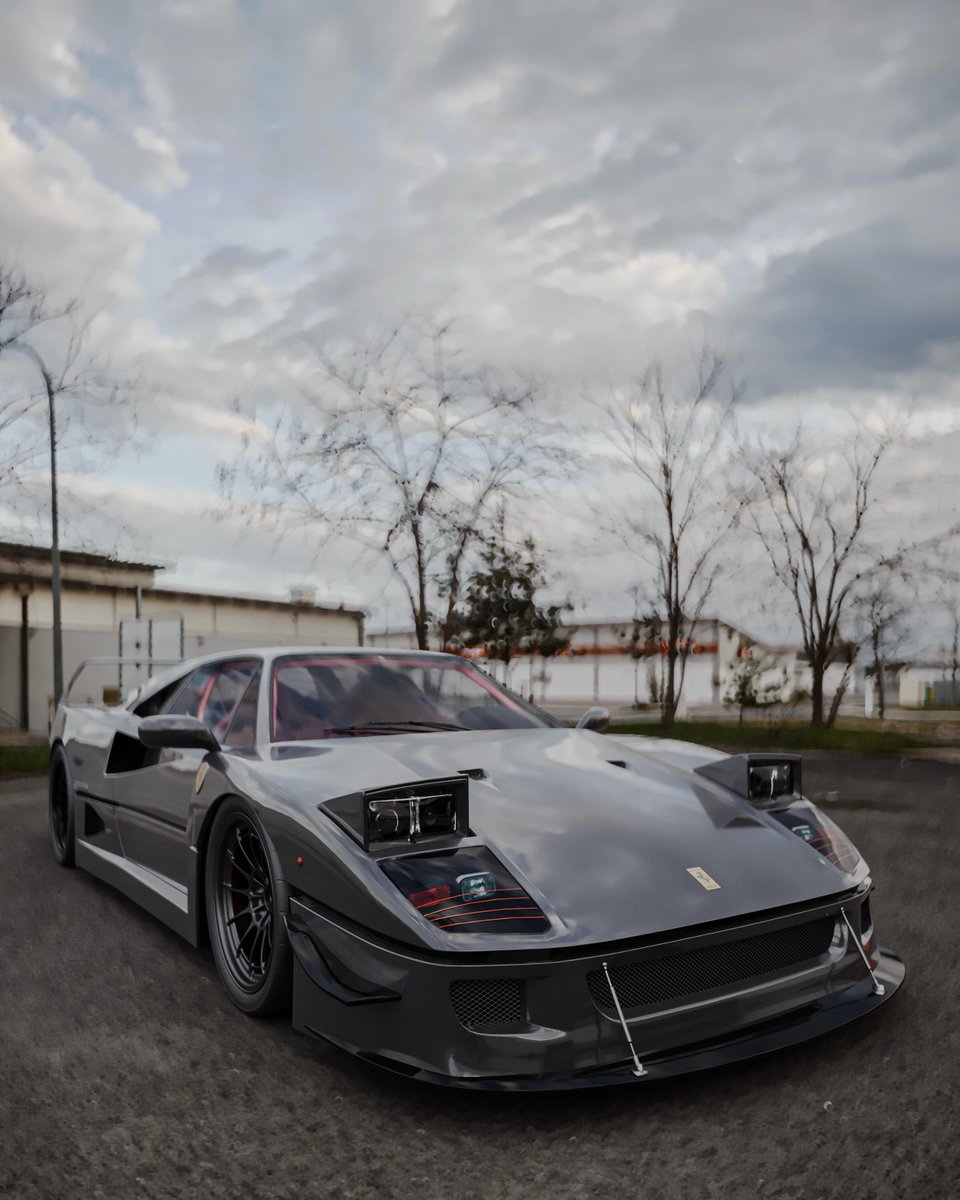 ThrottleCars's tweet photo. Ferrari F40 LM https://t.co/4pZIpeftBI