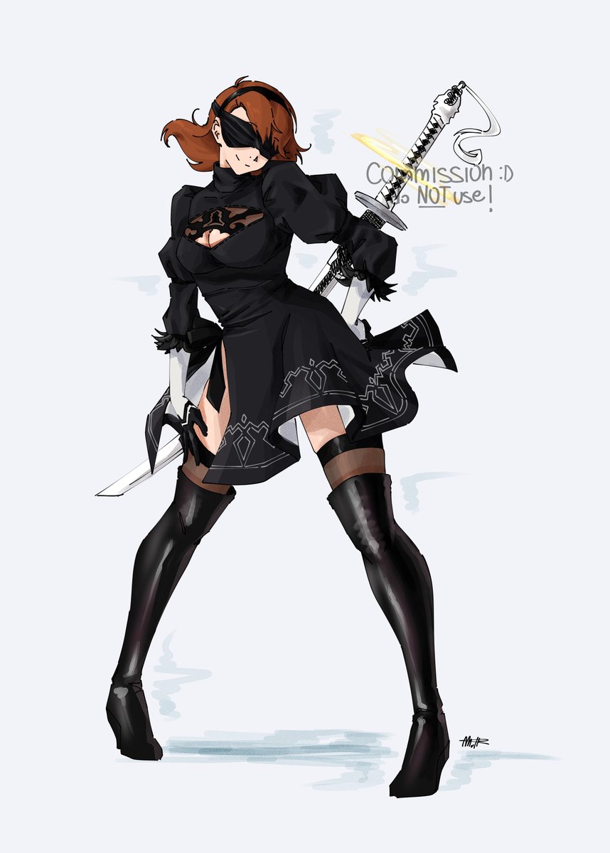 Marshal_Kiske's tweet photo. first commission of the year is Yukari-themed, for @tier245 ! tysm!!!

#persona3 #nier https://t.co/eRTOjssr2v