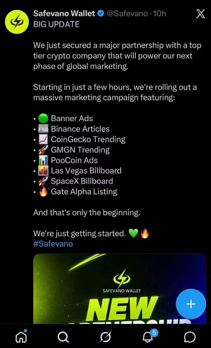 cryptoshi241985's tweet photo. #SAFEVANO Something BIG is Coming😱🚀🚀

🔥 First Premium self custody wallet in Robinhood chain is here!! Dont fade guyz Do the Task daily

⚡Register Here⏬
https://t.co/6fz3bft7N3
Code:6BAH6XGH https://t.co/TD8fxchY9S