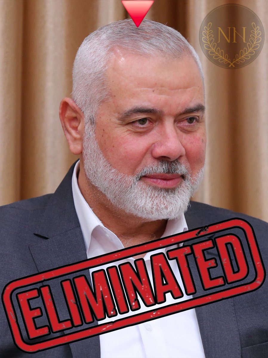 HuntersOfNazis's tweet photo. Exactly two years ago, Israel eliminated one of the biggest terrorist threats to the Jewish people: the Hamas leader Ismail Haniyeh. ❌️

Israel never forgets, Mossad never forgives. 💥 https://t.co/3QPoPFv6hu