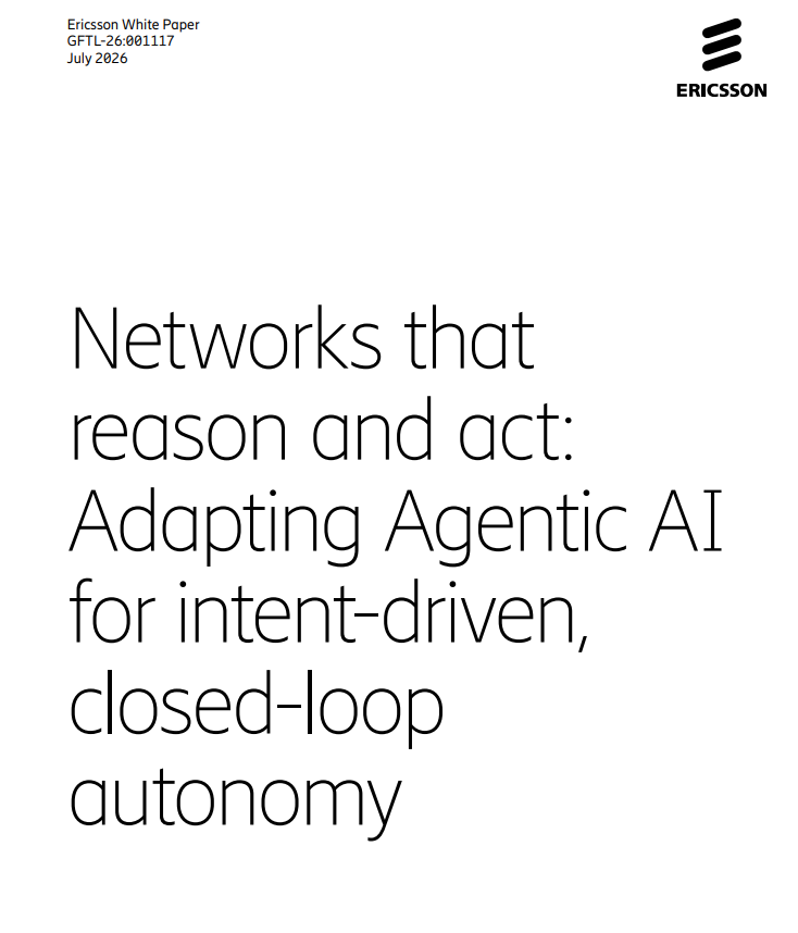 shashinetwork's tweet photo. #AGoodRead #Telecom Networks that reason and act: Adapting #Agentic AI for intent-driven, #closedloop autonomy
- Telecommunications networks are entering a new era driven by complexity, scale, and real-time demands
- Traditional automation
https://t.co/hmp1H8xDvm https://t.co/0PBiFEbXgB