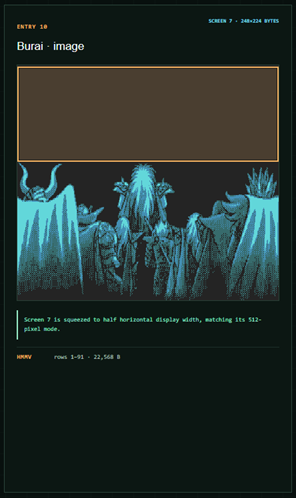 the_max_iwamoto's tweet photo. 30 years after we created CBS Cruncher on the Amiga for our ZX Spectrum projects, it’s back as v5.5: a browser compressor, Z80 toolkit & #MSX ROM Builder. Screen 5–8, direct VRAM unpacking, mapper ROMs & WebMSX demos. Still WIP, but working!
Try: https://t.co/qK73zay3ba
ROM Analysis: https://t.co/XrEVaLrYyG
Discuss: https://t.co/9PbvMoaznc