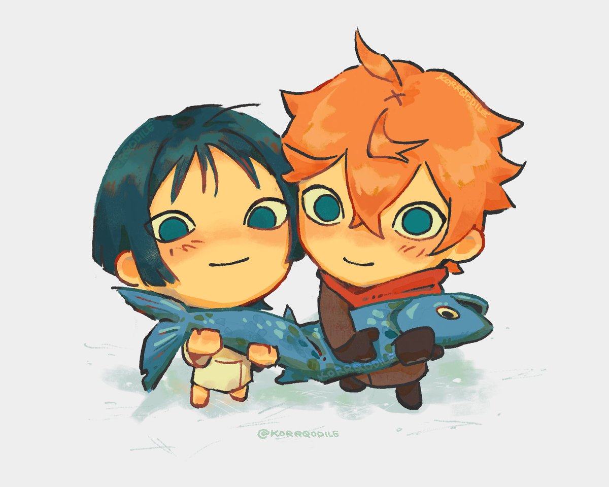korrqo's tweet photo. They have something to show you! 🐟🐟 #chiscara (based on @fenkko au) https://t.co/N2SFHhFlmd