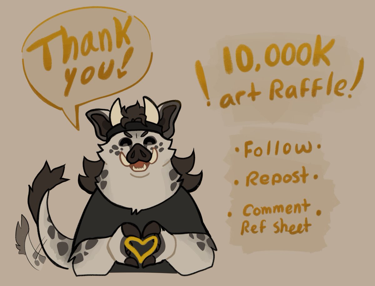 DeadMeatBoar's tweet photo. 🎉 10K FOLLOWER RAFFLE 🎉

thank you all to have supported me!! i do truly appreciate you  all  for  sticking  around ^_^  

1 winner, the winner will receive  whatever they desire as  long as it follows my tos and is reasonable :] 

how  to  enter  below  👇 https://t.co/bdBg0rASpk