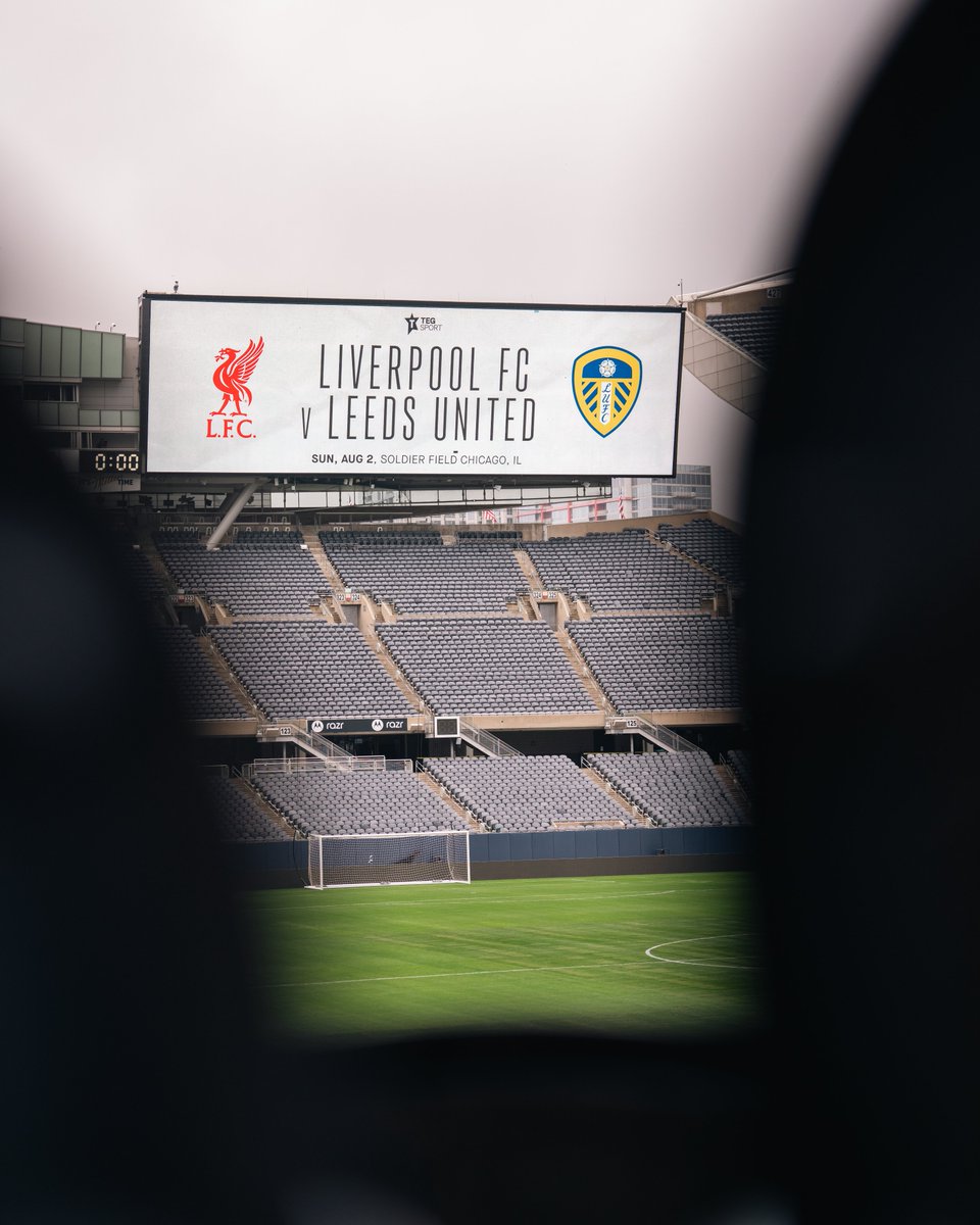 LFC's tweet photo. All set at Soldier Field 📌 https://t.co/B0WbvOjR48