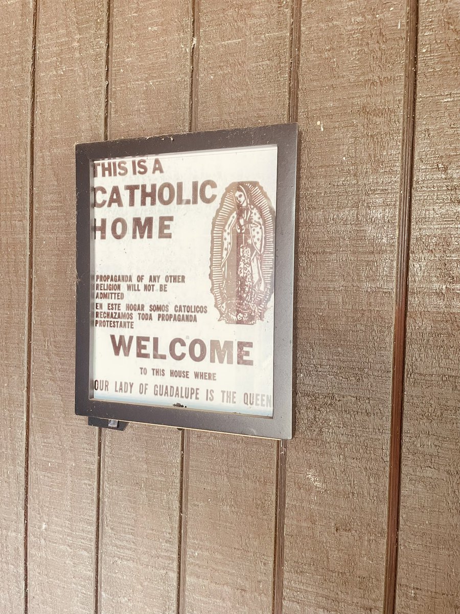 GringoPapist's tweet photo. Have this hung out on my porch. https://t.co/WQLvVJ8qwF