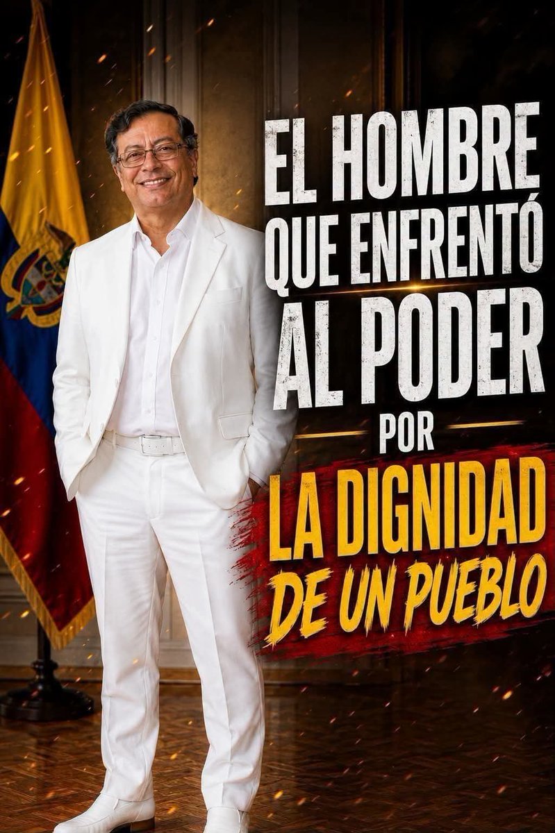 XPost1A's tweet photo. Grande @petrogustavo, el mejor Presidente que haya tenido Colombia en toda su historia. https://t.co/IRgRJtpJju