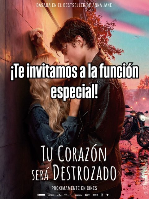 Acotaitinerante's tweet photo. 💥ATENCIÓN🔥

Tenemos pases dobles para asistir a la premier de TU CORAZÓN SERÁ DESTROZADO 

Sólo debes:
-Seguir a nuestros amigos de @CorazonFilms 
 
-Seguirnos
-compartir esta publicación  
-Comenta tu nombre completo y etiqueta a tu acompañante.

LUNES 3 de agosto CINÉPOLIS COYOACÁN  19:30 

Daremos a los ganadores hoy mismo 18:00 h
