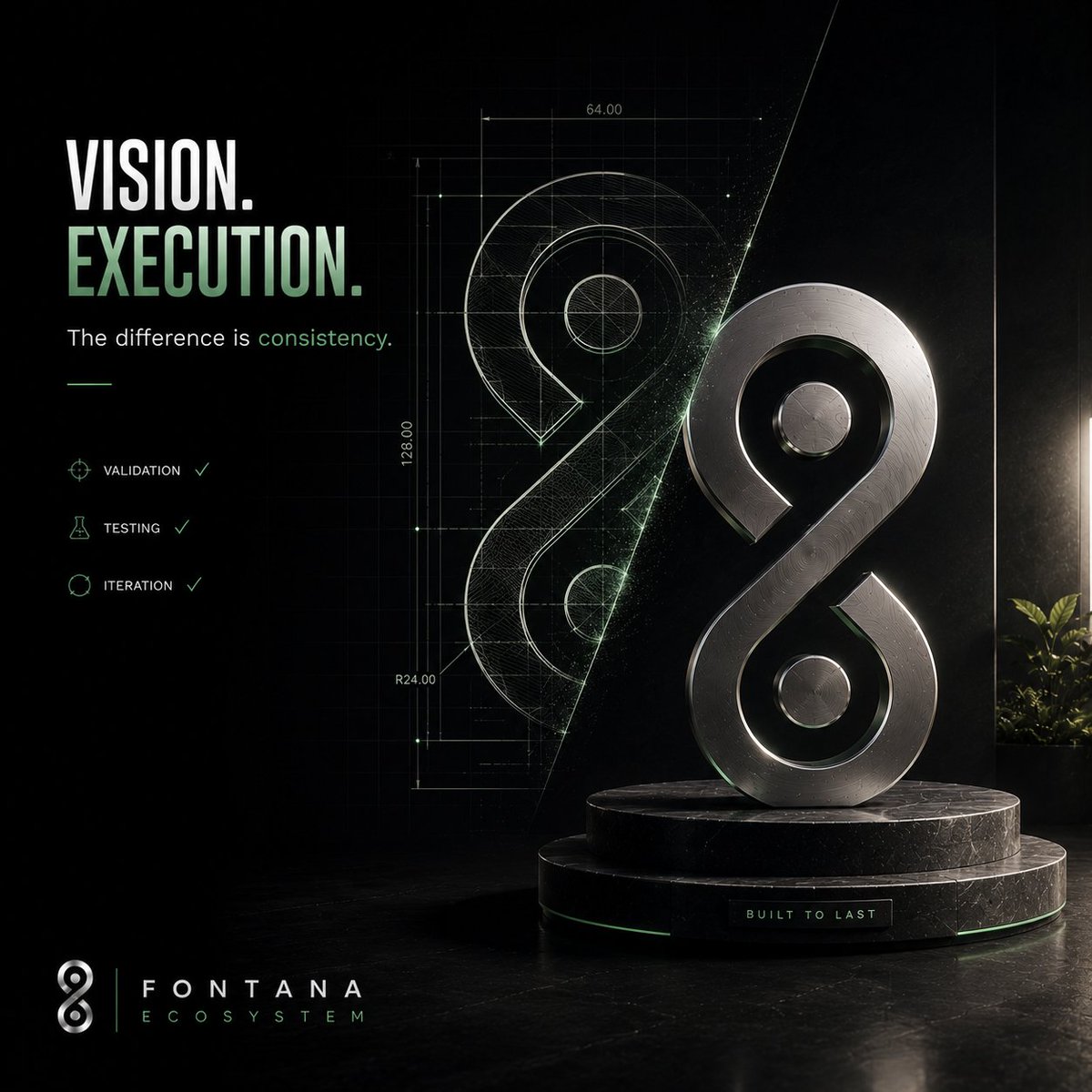 Web3_Gangster01's tweet photo. Every ecosystem starts with a vision.

What determines whether that vision lasts is execution.

Ideas spark excitement.

Execution builds confidence.

That’s why the building phase matters.

Every improvement, every test, and every milestone strengthens the foundation.

That’s one thing I appreciate about FONTANA. The team keeps building, refining, and moving forward instead of relying on a single big announcement.

The ecosystems that last are rarely built overnight.

They’re built through consistent progress, one step at a time.