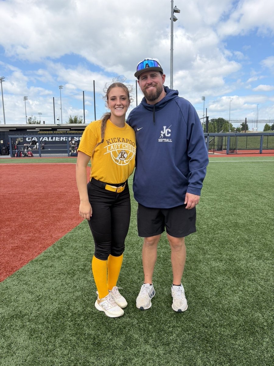 JayceSkyles's tweet photo. Thank you so much for the camp @jccc_softball ! Learned a lot and had a lot of fun with the girls and the coaches, I hope to see you all soon. https://t.co/Igopw0cLI7