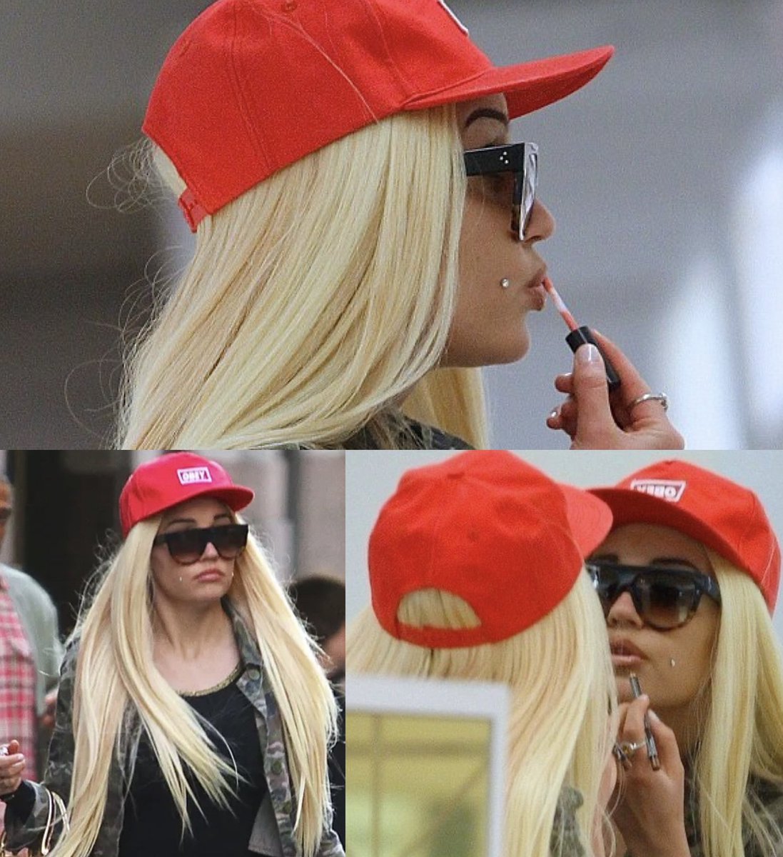 lohanisgod's tweet photo. amanda bynes’ 2013 street style, which was heavily inspired by blac chyna.

she later said in a 2017 interview “i wanted to look like blac chyna. i stole her look, it looked super hot on her”. https://t.co/IUquq3CTmt