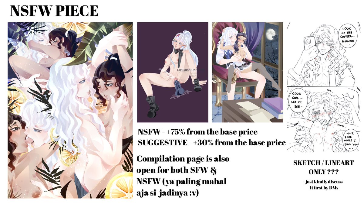 griffithsayang's tweet photo. URGENT COMMISSION NOW OPEN ‼️

💁‍♀️ HMU via dms or discord (.cielnoir.) 
for international client & moots please ask first. 

Im okay with BL/GL/LGBTQIA+ 
Yume / octp / ship, ANY.
I dont have a strict boundaries nor NOTP etc2 when it comes to art.

but to be clear, I CAN NOT draw overly muscular & older people.

in matter of NSFW, ya be wild idc really, gory or p0rn, pick your likings💁‍♀️

For the TATs can be done depending on what type & the difficulties ! But my work time is around 3 days to 2 months !