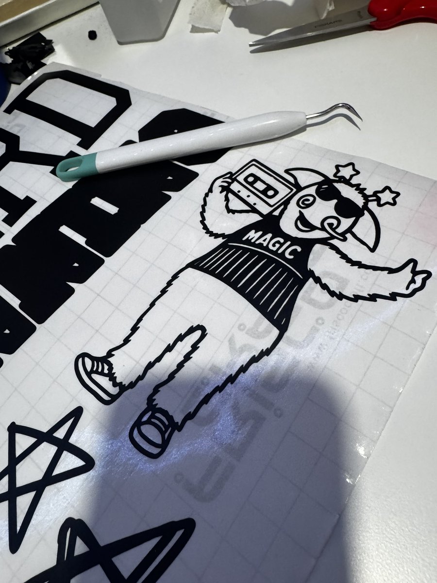 MrsLopezMagic's tweet photo. Sneak peek 😎💙🩶🖤 #StayTuned #MagicMath #MakeItMagic @OrlandoMagic @STUFFMagic https://t.co/jYThfcdcEz