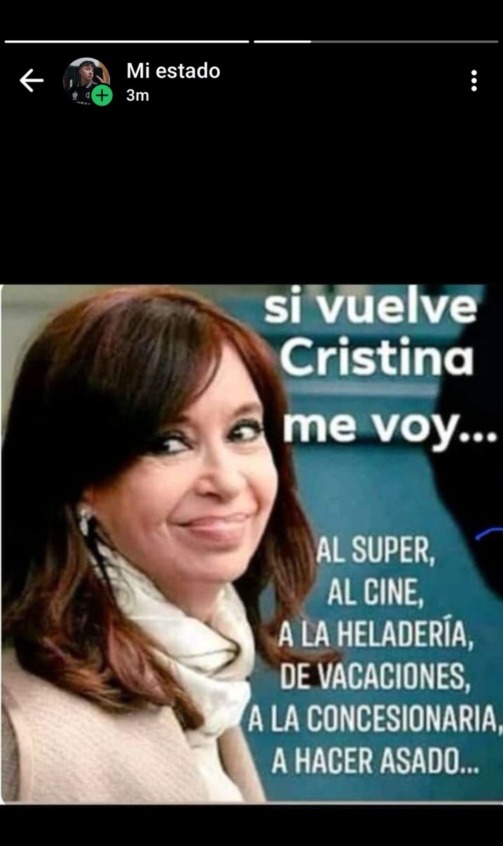 turritosalame's tweet photo. lo que sube a estados tu abuela que insiste que la mejor epoca fue con cristina (lo subi yo) https://t.co/kaQYHVXjI4