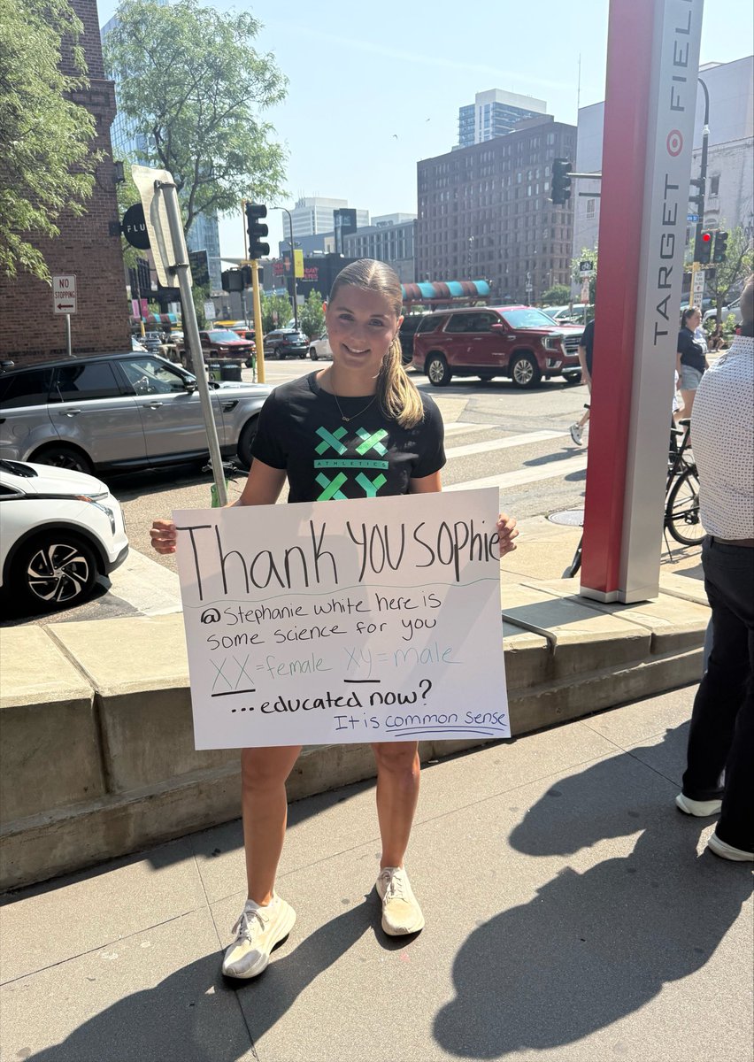 KKotzmacher's tweet photo. Here’s an idea… if the WNBA is so pro-trans athletes, how about we join together the NBA and WNBA… oh wait that will never happen because there are biological differences. Hence the reasoning for separate categories!! Thank you Title IX!! 
#protectwomenssports https://t.co/epB8pMoBei