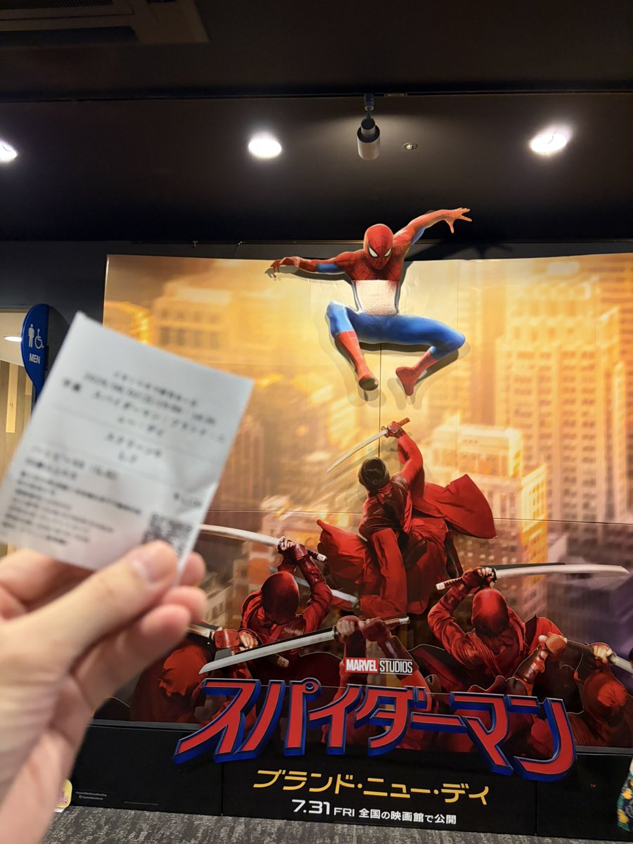 RPurplecrow's tweet photo. #スパイダーマン
#ブランド・ニュー・デイ

#SPIDERMAN
#BrandNewDay

2026.8.2.
#イオンシネマ #新百合ヶ丘

最初のシリーズを彷彿させる
ところもありました

今までの作品にはない魅力も
ありました

とてもいい作品だと思います

次作も今から楽しみ

@SpidermanMovieJ
@SpiderManMovie
@SpiderMan https://t.co/27housdUdj