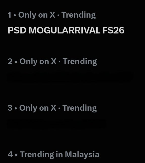 TrendforPerth's tweet photo. TRENDING IN MALAYSIA NO. 1 🎉

So cool, Malaysia fans 😘🫰🏻

PSD MOGULARRIVAL FS26

#��านมหกรรมนิยายนานาชาติ2026xPerthSanta
#PerthSanta #เพิร์ธแซนต้า https://t.co/zJgtNPrDLe