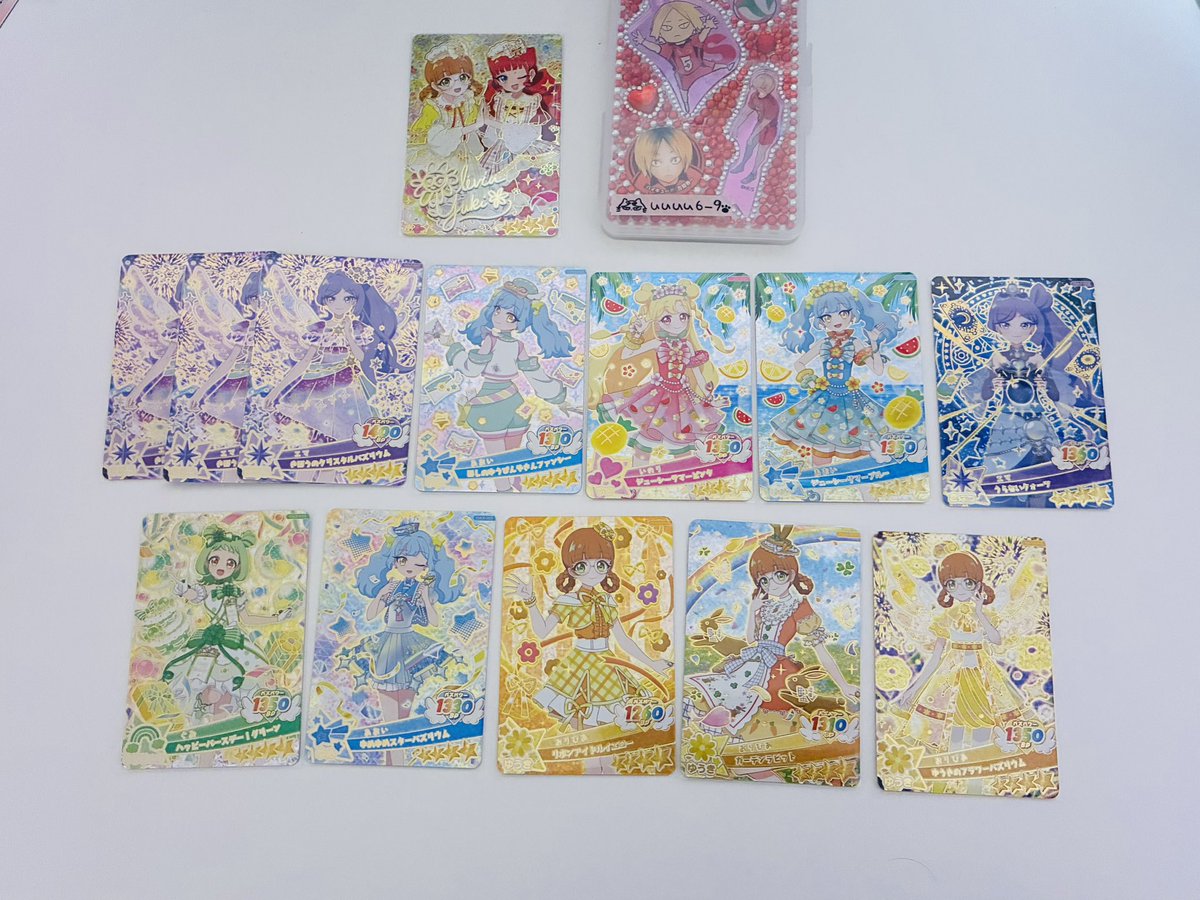 uuuu6_9's tweet photo. 【交換】 おねがいアイプリ第3弾 カード 交換

譲 画像１枚目

求 画像2枚目

サイン⇔サイン
お纏め最優先。郵送交換希望

検索からもお気軽にお声がけお待ちしております
何卒よろしくお願い致します。 https://t.co/IrjxjFtUW9
