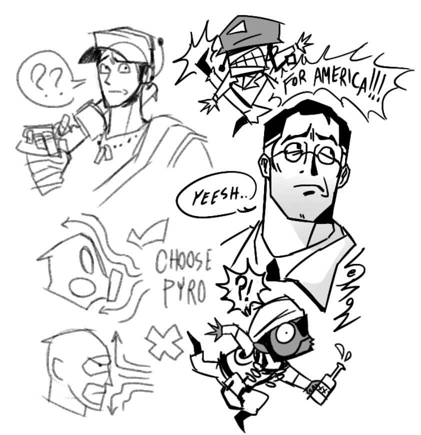 Idiot696969696's tweet photo. looking back at my old art,,,,i think its safe to say ive ABSOLUTELY improved

#TEAMFORTRESS2 #tf2 https://t.co/PAqGPLTeBF