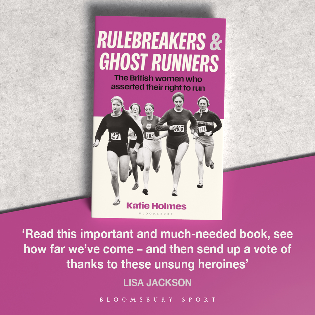 BloomsburySport's tweet photo. A fascinating, inspiring account of how British women asserted their right to run long distance and changed the landscape of running for good.

Rulebreakers and Ghost Runners publishes 13th August. https://t.co/Fbb8SQNqIP