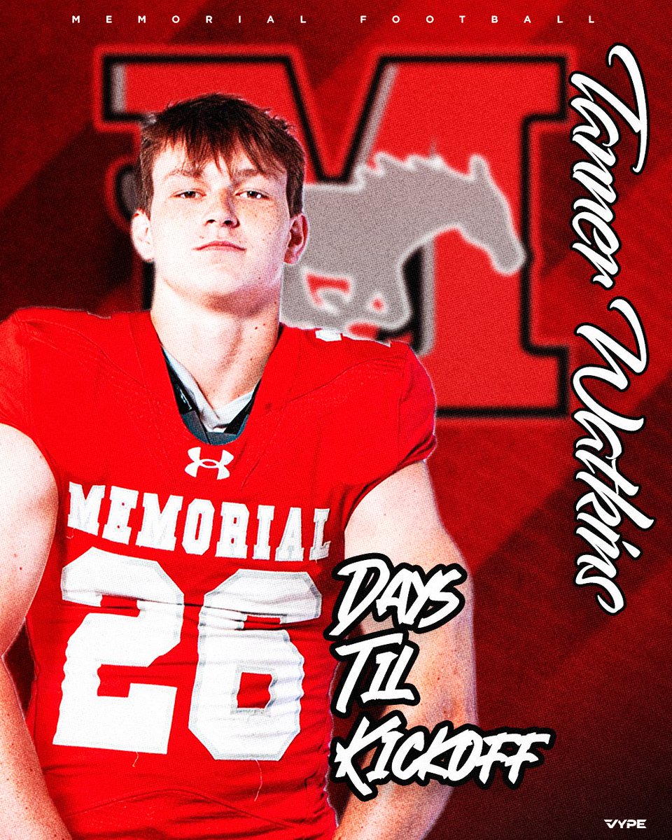 MHSMustangsBC's tweet photo. 26 days.

Every workout.
Every meeting.
Every rep.

It’s all leading to Friday nights under the lights. 🐴🏈

#RedRising #WeAreMemorial #TheStandard #FridayNightLights
@HouMemorialFB https://t.co/zdM15vASPk