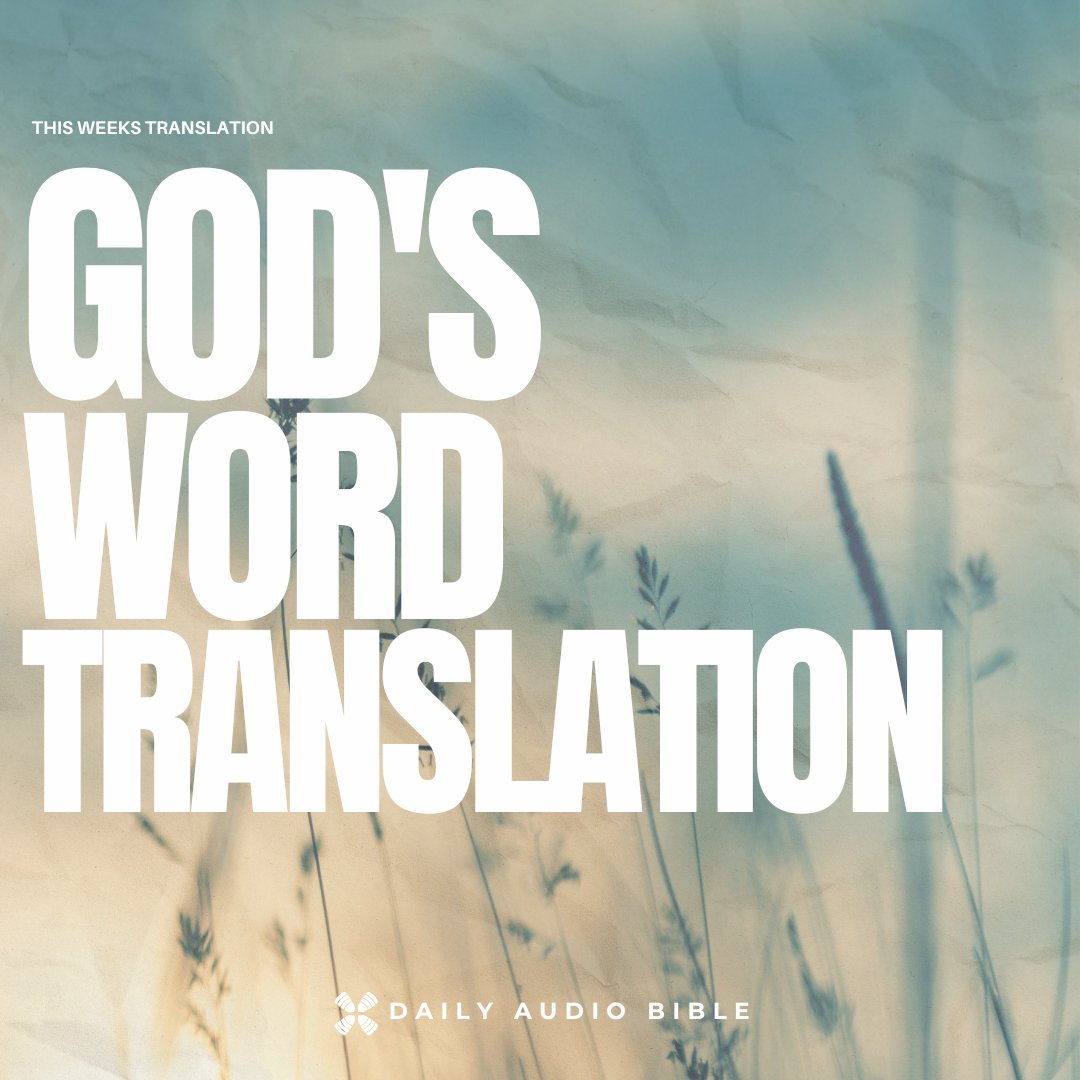 DailyAudioBible's tweet photo. This week, we’ll be reading from God’s Word Translation 📖

As the week unfolds, there’s no pressure, just an invitation!

Tune in and let God’s Word meet you throughout the week ✨

#DailyAudioBible #DABCommunity #DABFamily #BibleInAYear #ScriptureDaily #GodsWord #BibleReading #WordOfGod #FaithJourney #RootedInTruth