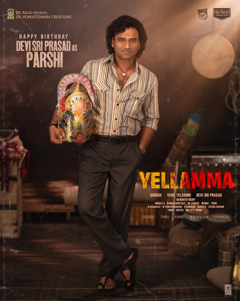 LetsXOtt's tweet photo. . @ThisIsDSP Turns ACTOR !!

These days, most films are going for larger than life visuals and grand spectacles.

But after a long time, here's a First Look that feels so real, so warm and so natural. Easily one of the best first looks in recent times.

#Yellamma https://t.co/523CR5hM3n