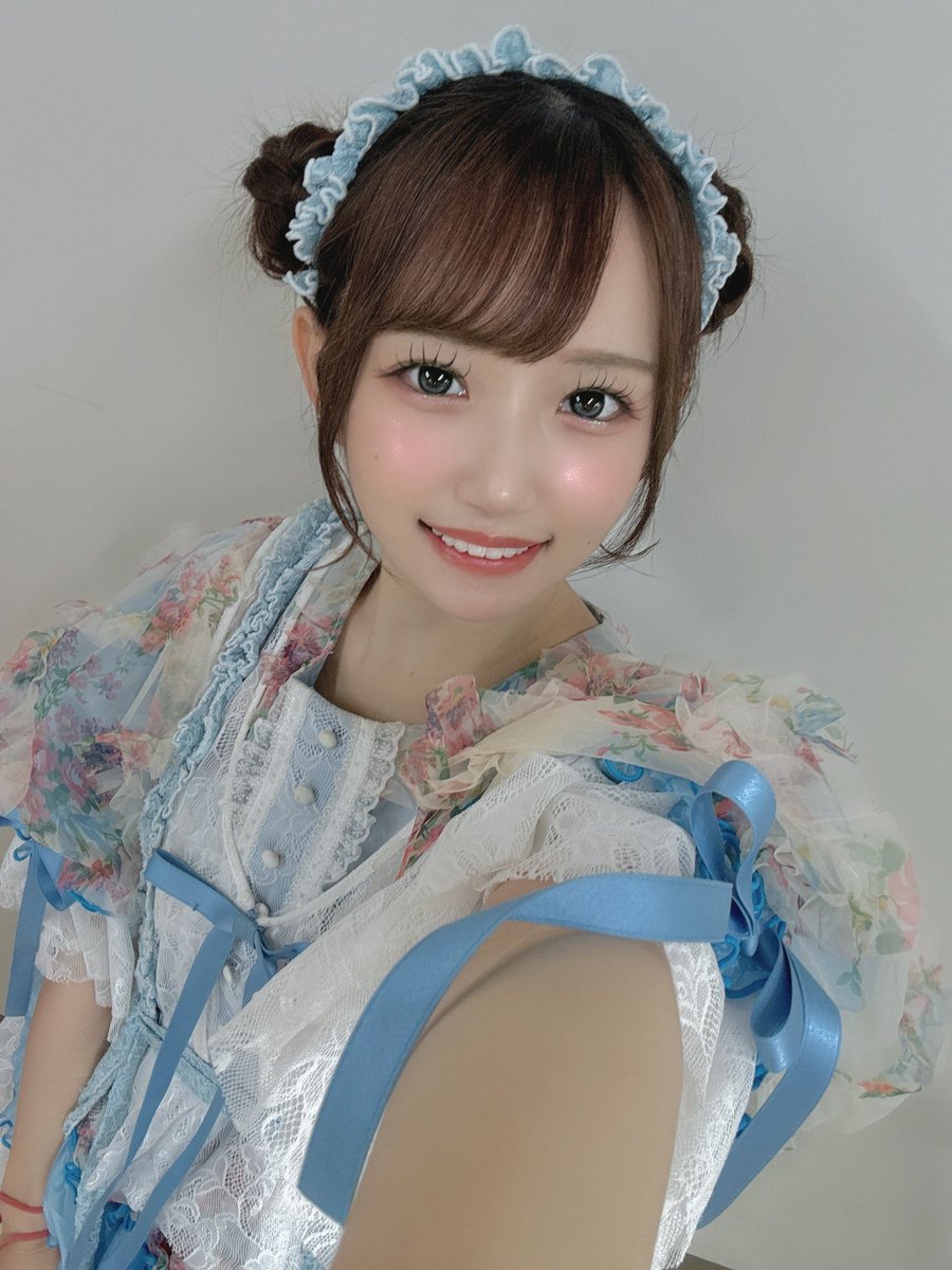 yui_ss0109's tweet photo. リリイベありがとうございました!!

あちあちだったのでくまさんヘアーにしたよ🧸🩵
#すいすて https://t.co/MER3Aq2dke