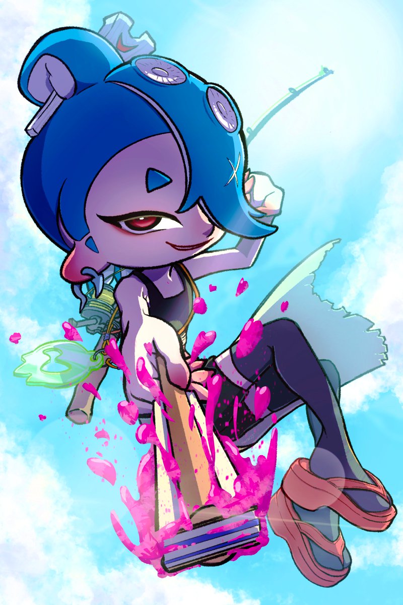 nano25chan's tweet photo. フウカちゃんすき　
#SplatoonArt #Shiver https://t.co/B9AZZVmlAw