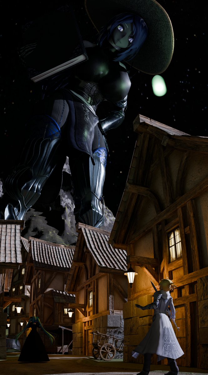 size_perry's tweet photo. "Huh, I don't remember about this small village in my book..." 🧙‍♀️

#giantess #sizetwitter https://t.co/bSgfAudH8V