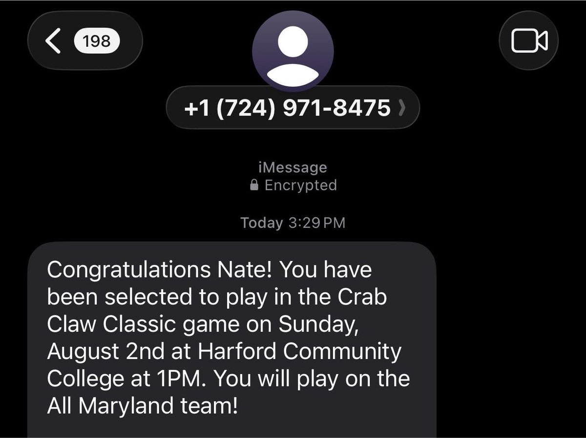 NateCherry2027's tweet photo. Excited to be playing in the @MidAtlanticCCC representing MD tomorrow (8/2) @ 1:00 PM!

Game location: Harford Community College (located in Harford County MD)

Current metrics:

* 6'0", 160 lbs
* 97–100+ mph Exit Velocity (93.5+ average via PBR; up 15–20 mph over the past year)
* 84–87 mph Infield Velocity
* Low-to-mid 80s on the mound
* Low 7-second 60-yard dash
* 3.8-second home-to-first (18.2 mph top speed via PBR)

2026 High School Season (19 GP, all starts)
* .345 AVG
* .465 OBP
* .999 OPS
* 5 triples
* 11 RBIs
* 11 walks
* 5 balls hit 360+ feet

@ianjenkinsbsbl @PrepBaseballMD @JNaill8 @PB_Uncommitted @BUncommitted @UncommittedUsa @uncommittedBBs @PG_Uncommitted @noahzc14